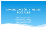 COMUNICACIÓN Y REDES SOCIALES
