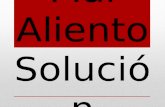 Mal Aliento,Solucion.
