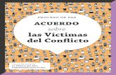 Cartilla: Proceso de Paz - Acuerdo sobre las víctimas del conflicto