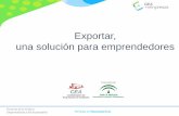 Exportar, una solución para emprendedores