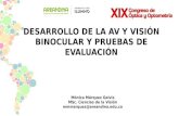 Desarollo y pruebas de la agudeza visual y visión binocular en el infante y niño