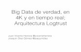 Big Data de verdad, en 4K y en tiempo real; Arquitectura Logtrust