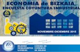 Economía de Bizkaia: Encuesta de Coyuntura Industrial - Nov. - Dic. 2015