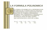 Formula polinomica