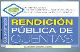 RENDICIÓN DE CUENTAS PÚBLICAS-BOLIVIA