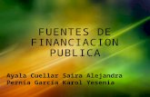 Fuentes de financiacion publica en Colombia