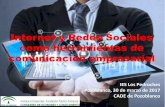 Internet, redes sociales y comunicacion empresarial