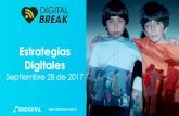 Estrategias Digitales - Septiembre 28 de 2017