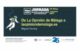 “De La Opinión de Málaga a la opiniondemalaga.es” (presentación de Miguel Ferrary para jornada de grafismo y comunicación visual #tipomasters2)