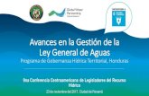 Programa de Gobernanza Hídrica Territorial de Honduras