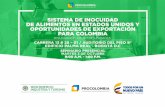 Sistema de inocuidad de alimentos en Estados Unidos y oportunidades para Colombia