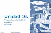 Ud. 16.1 Vanguardias del XX (I) Fauvismo y Cubismo