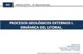 16. procesos geológicos externos. dinámica del litoral.