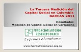 Resultados Capital Social 2011 Cartagena