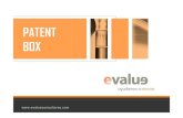Presentación patent box evalue