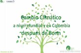 Dra. Elvira Carles: Cambio Climático  a nivel mundial y en Colombia después de Bonn