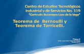 2. Teorema de Bernoulli y Teorema de Torricelli