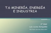 T.6 Minería, energía e industria