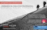Brochure del Programa Liderazgo y Coaching Profesional - Escuela Hacer Historia - ESEADE