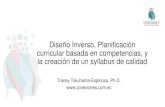 Diseño inverso, Planificación curricular basada en competencias y creación de syllabus por Tracey Tokuhama-Espinosa, Ph.D. 2017