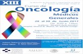 Curso  Oncologia  para  médicos  generales. 2017