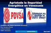 Agrietada la seguridad energetica en venezuela