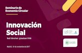 Raúl Sánchez. Innovación Social y economía circular