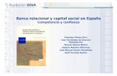 Banca relacional y capital social en España