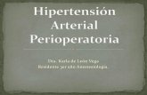Hipertención perioperatoria