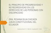 Ponencia para el I Seminario Jurisprudencia constitucional y lucha contra la discriminación en el Ecuador