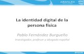 Identidad digital de la persona física