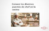 Discovery | Conoce los diversos puestos de chef en la cocina
