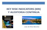 KEY RISKINDICATORS(KRI) Y AUDITORIA CONTINUA · PDF file• KPI • KRI • Procesos ... control de COSO sobre las funcionesdesupervisión. Esunmétododelagerencia con el objetivo