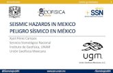 SEISMIC HAZARDS IN MEXICO PELIGRO SÍSMICO EN  · PDF file•Ocurra un sismo ... Regionalización (CFE, 1993)   @SismologicoMX   /SismologicoMX Regionalización