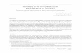 Panorama de la descentralización administrativa en culo 8 - No... · PDF fileEn efecto, desde el grito de independencia de la Nueva Granada –hoy Colombia- de la patria Ibérica