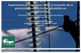 Experiencia en Argentina sobre el aumento de la potencia ... · PDF file–Transformadores de potencia? –Malla de puesta a tierra? ... • Soportabilidad de la malla de tierra. Incrementos