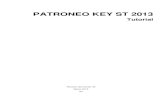 PATRONEO KEY ST 2013 -   · PDF file2013 en el campo del Patronaje Industrial. En él se describe, paso por paso, la crea