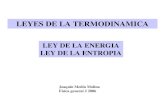 LEY DE LA ENERGIA LEY DE LA ENTROPIArecursos.salonesvirtuales.com/.../bloques/2012/08/termodinamica.pdf · con la primera ley de la termodinamica la primera ley es determinista(no