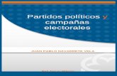 Partidos políticos y campañas electorales - aliat.org.mx · PDF fileMapa conceptual 9 ... agentes y legislación 161 ... Se destacará cuál es la importancia de éstos en la estructura