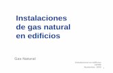 Presentació Gas Natural - · PDF file1. Generalidades 2. Esquemas tipo de las instalaciones receptoras 3. Instalación de conjuntos de regulación y contadores de gas 4. Configuración