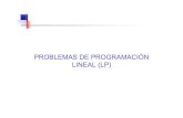 PROBLEMAS DE PROGRAMACIÓN LINEAL (LP)maria/programacion-lineal.pdf · El algoritmo Simplex es una forma inteligente de recorrer los vértices que 9Encuentra un vértice 9Determina