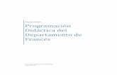 Programación Didáctica del Departamento de Francéseoivalladolid.centros.educa.jcyl.es/sitio/upload/Progr_fr-_17-18.pdf · 7.4. Criterios metodológicos condicionados por la peculiaridad