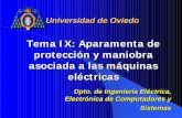 Tema IX: Aparamenta de protección y maniobra asociada a ...dfs.uib.es/GTE/education/industrial/con_maq_electriques/teoria... · un aparato al valor de la magnitud que define al aparato