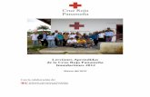 Lecciones Aprendidas de la Cruz Roja Panameña …adore.ifrc.org/Download.aspx?FileId=46523&.pdf · 3 b) Fortalecimiento de capacidades: En la segunda parte se expuso los mecanismos