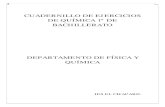 CUADERNILLO DE EJERCICIOS DE QUÍMICA 1º DE …ieselchaparil.org/documentos/curso1213/cuadernillo de quimica.pdf · Sabiendo que para formarse 2 litros de amoniaco (NH 3) se necesitan