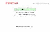 Manual de Instrucciones Estación Total Electrónica R-100 ...sistopo.com/Pentax/ManualR-100pentaxespaol.pdf · La pantalla básica y el teclado de la serie R-100 se describen a continuación,