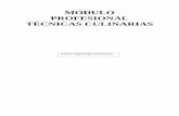 MÓDULO PROFESIONAL TÉCNICAS CULINARIAS cnicas+Culinarias... · PDF fileMÓDULO PROFESIONAL: “TÉCNICAS CULINARIAS” CARACTERÍSTICAS DEL ALUMNADO: El número de alumnos/as es