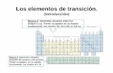Los elementos de transición.blog.uclm.es/antonioantinolo/files/2017/02/Introducción-a-los... · Propiedades Físicas. Sólidos, con puntos de fusión altos ... En general, el color