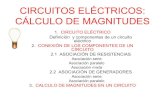 CIRCUITOS ELÉCTRICOS: CÁLCULO DE · PDF filede los circuitos eléctricos más sencillos. • La finalidad de los circuitos es hacer que la corriente eléctrica haga un trabajo útil,