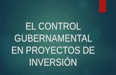 EL CONTROL EN PROYECTOS DE INVERSIÓN - cip … AGRARIAS 2014/EL... · La sustentación de los metrados 4. Razonabilidad de los componentes de los Análisis de Precios Unitarios.